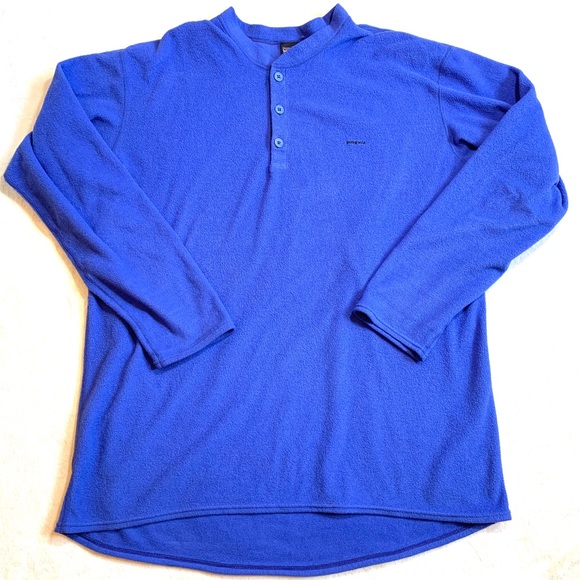 Patagonia Other - Vtg PATAGONIA Thick Fleece Henley Sweater